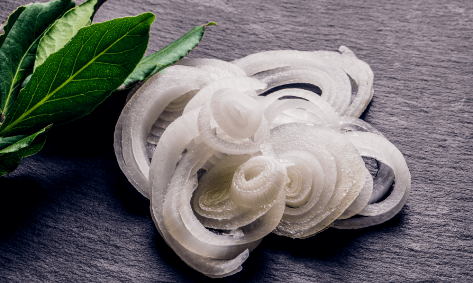 Cipolle affettate al naturale