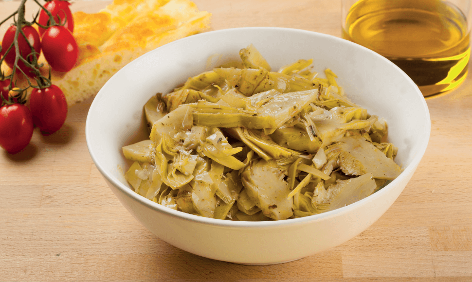 Fettine di carciofo in olio