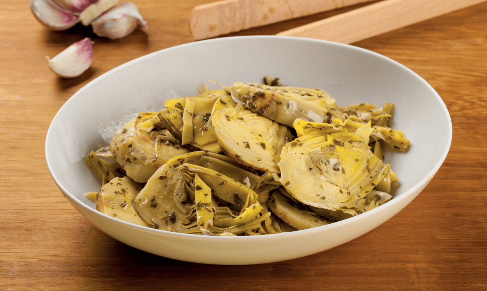 Fettine di carciofo alla Villanella in olio