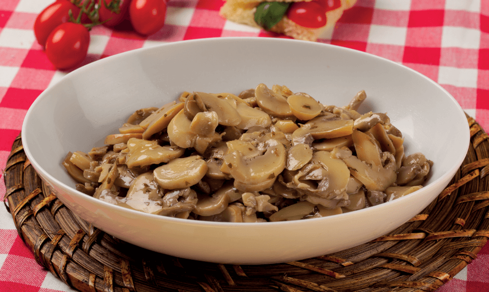 Funghi champ. Commerciale chiari trif. in olio