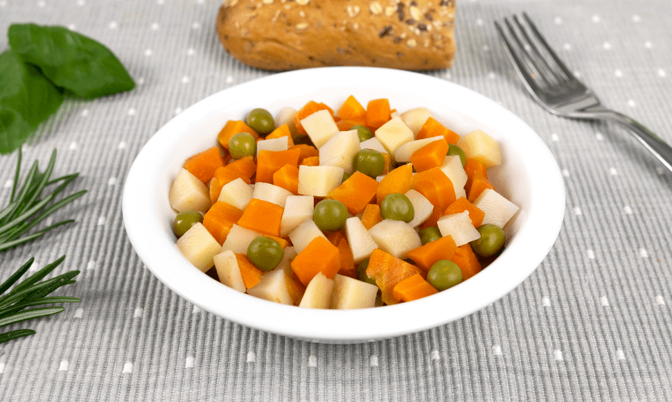 Macedonia di verdure al naturale