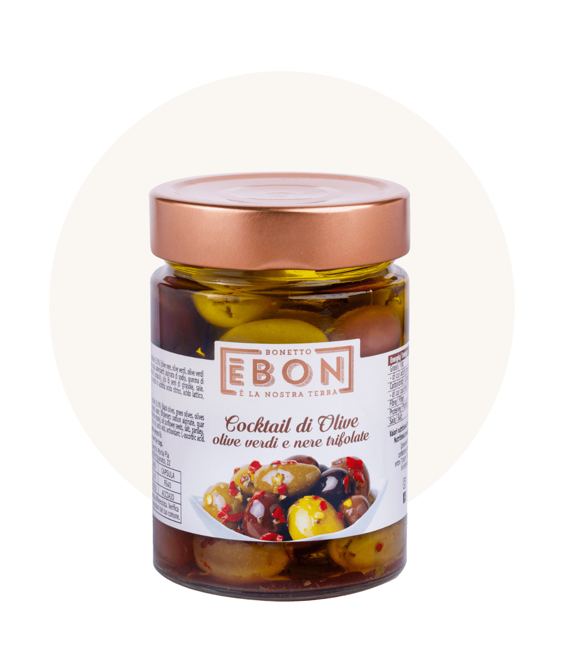 COCKTAIL DI OLIVE condite in olio