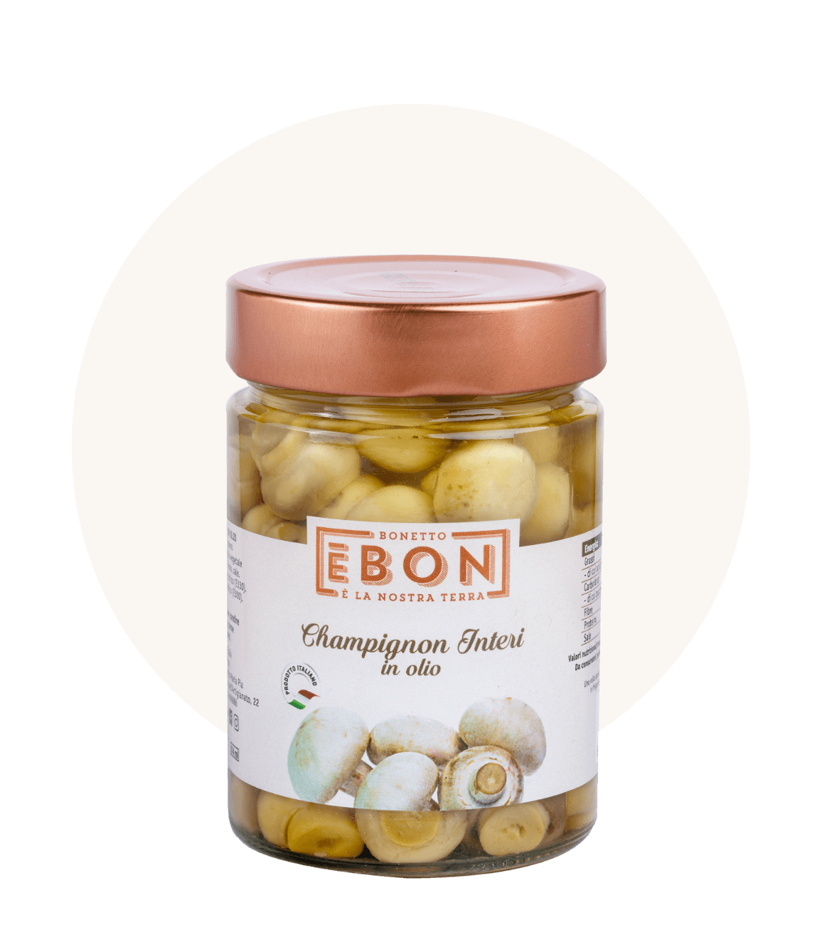 FUNGHETTI CHAMPIGNONS INTERI in olio