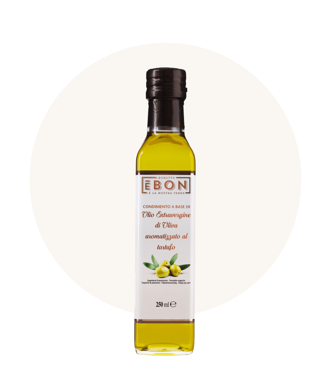 OLIO EXTRAVERGINE aromatizzato AL TARTUFO