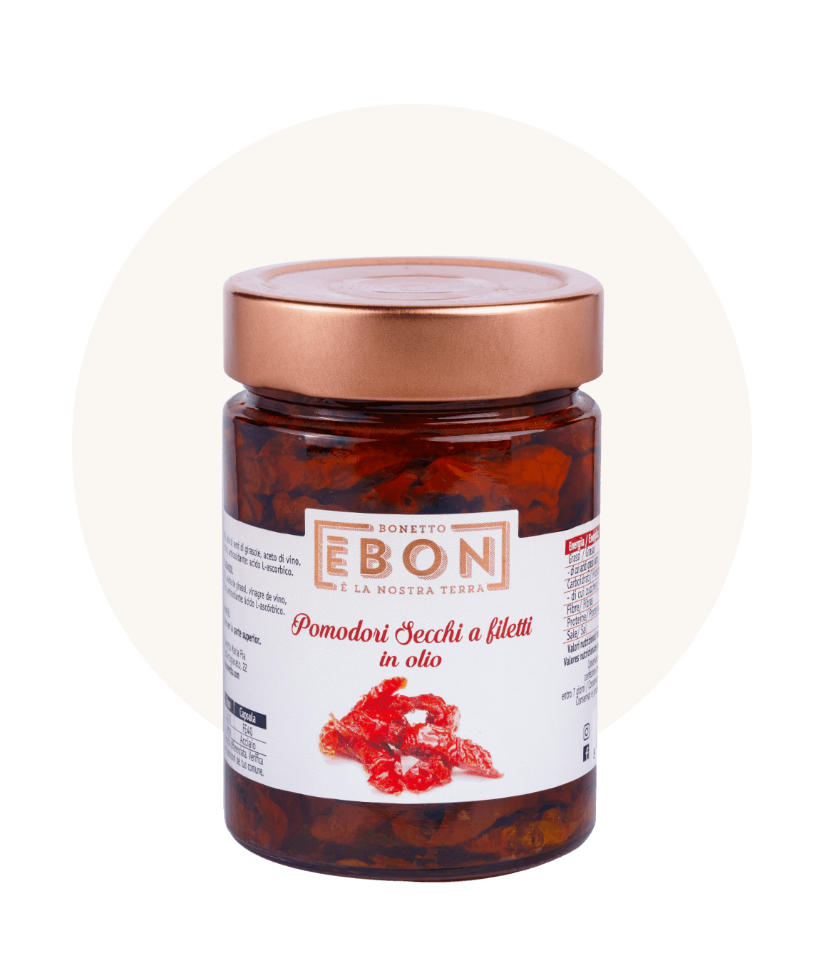 POMODORI SECCHI A FILETTI in olio